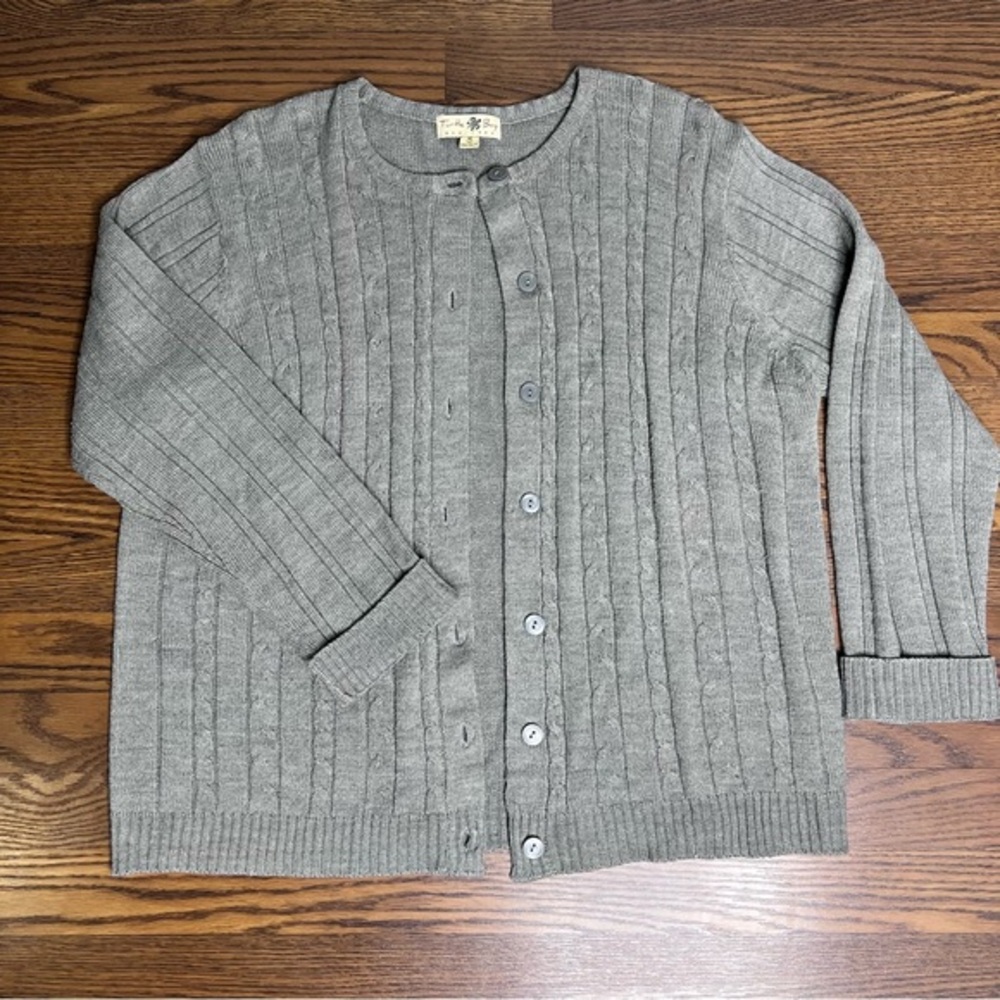 Turtle Bay New York Cable Knit Cardigan size XL